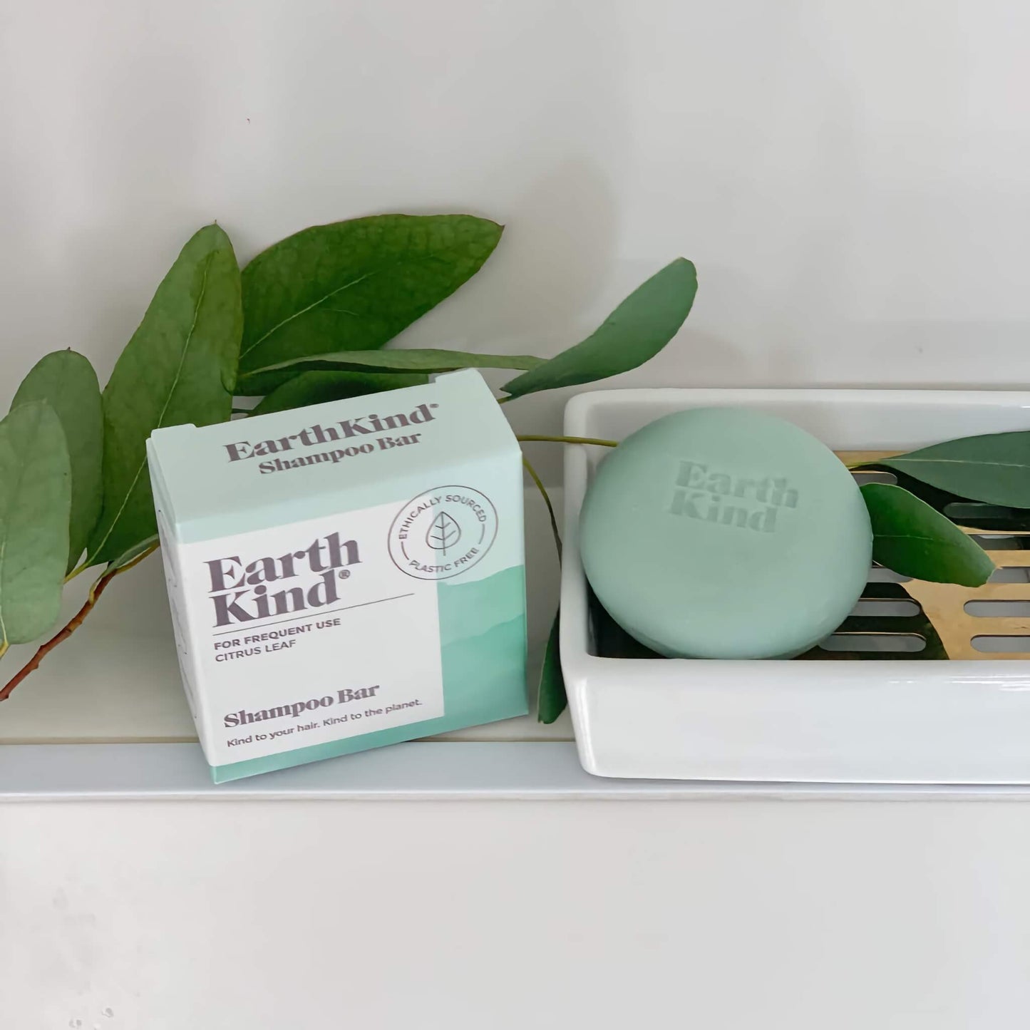 Earth Kind Citrus Leaf Shampoo Bar for Frequent Use & Oily Hair